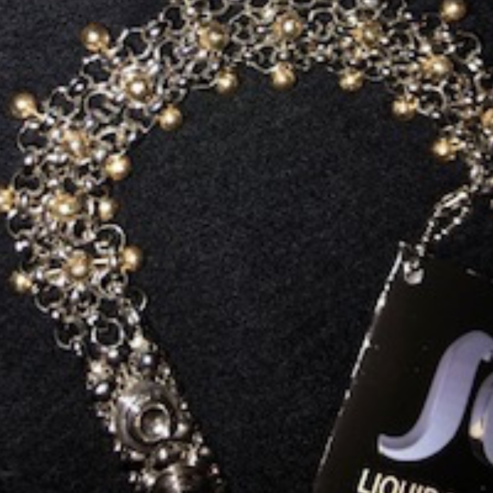 *HOST PICK* Sergio Gutierrez Chrome & Gold Finish Bracelet *NEW* - Picture 4 of 7